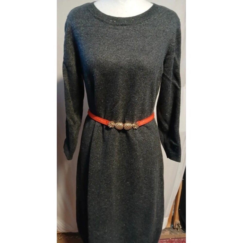Black sweater dress